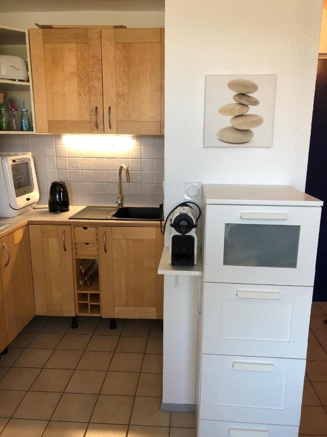 Appartement Climatise Avec Piscine & Mer Bleu Marine 拉卡诺 外观 照片